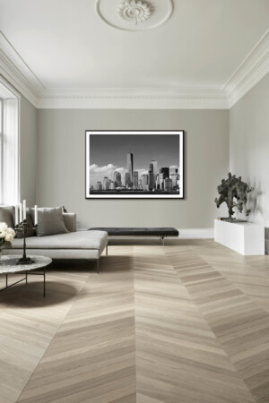 new york skyline black & white