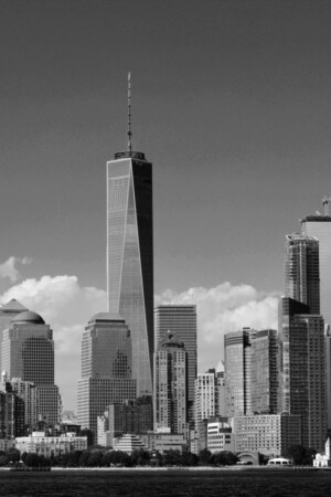 New York Skyline Black & White