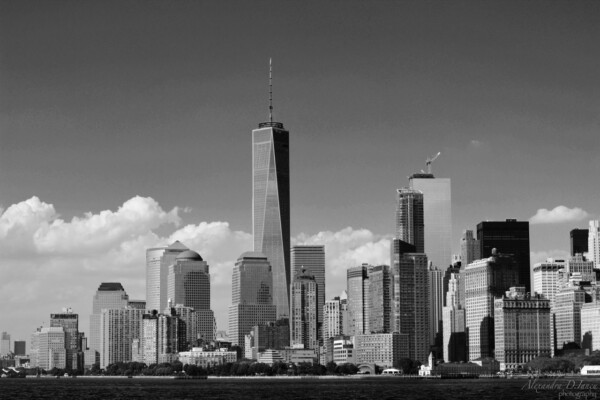 New York Skyline Black & White